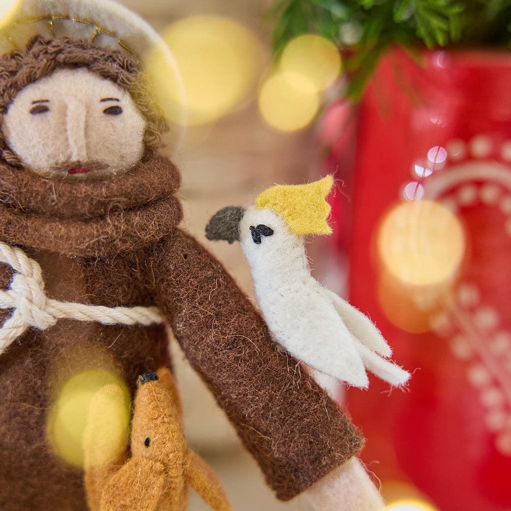 Saint Francis with Pets Ornament