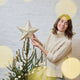 Natural Bow Ornaments - Set of 4