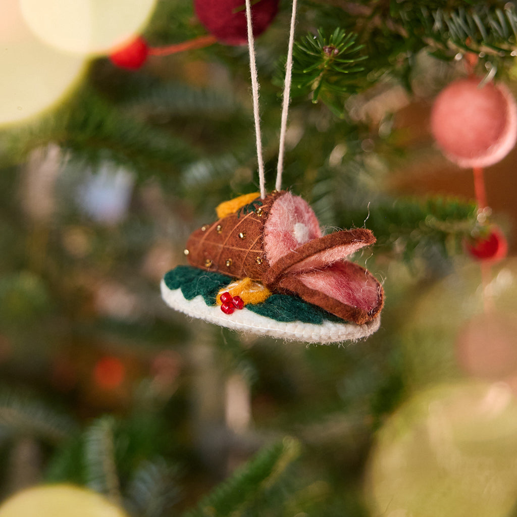 Spiral Ham Platter Ornament