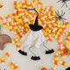 Witch Ghost with Bats Ornament