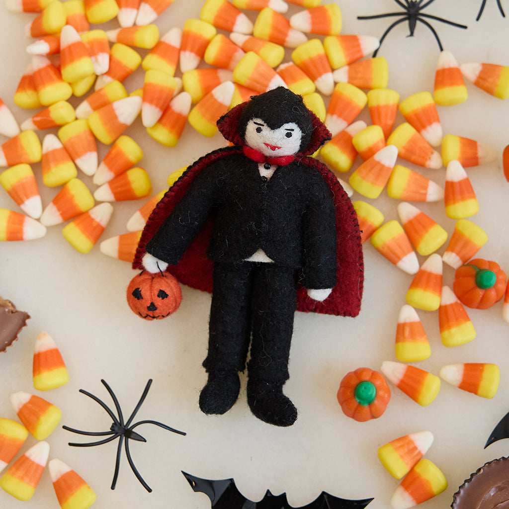 Dracula Trick-or-Treater Ornament