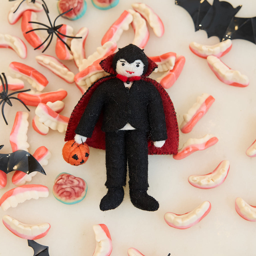 Dracula Trick-or-Treater Ornament