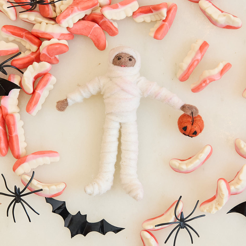 Mummy Trick-or-Treater Ornament