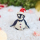 Penguin with Santa Hat Ornament