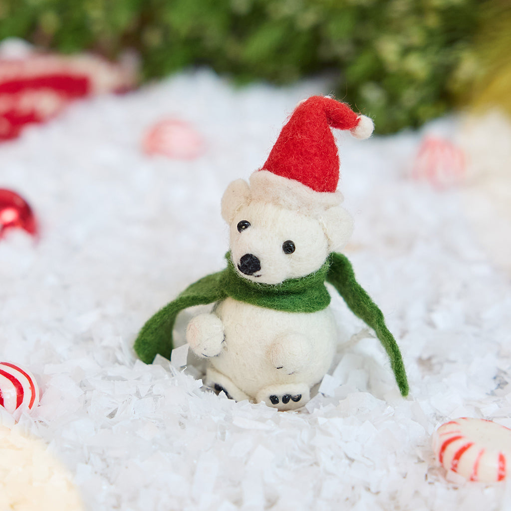 Little Drop Polar Bear Ornament