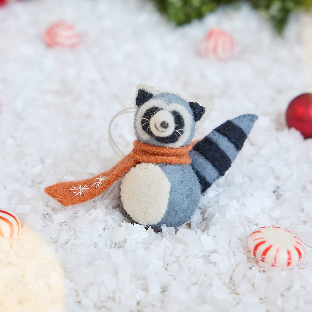 Little Drop Raccoon Ornament