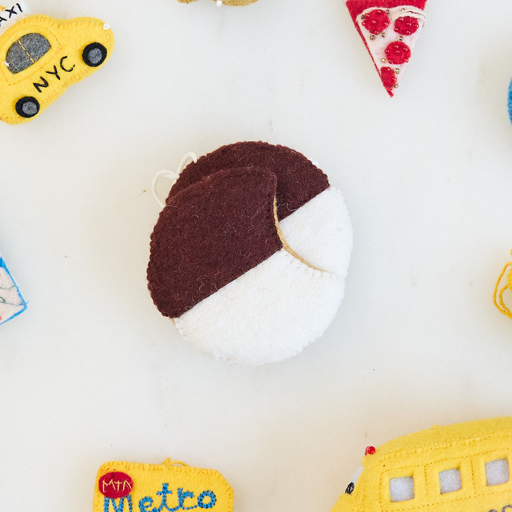 Black & White Cookies Ornament