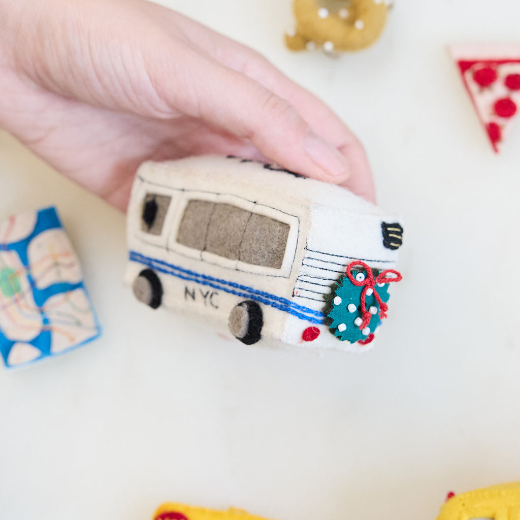 NYC Bus Ornament