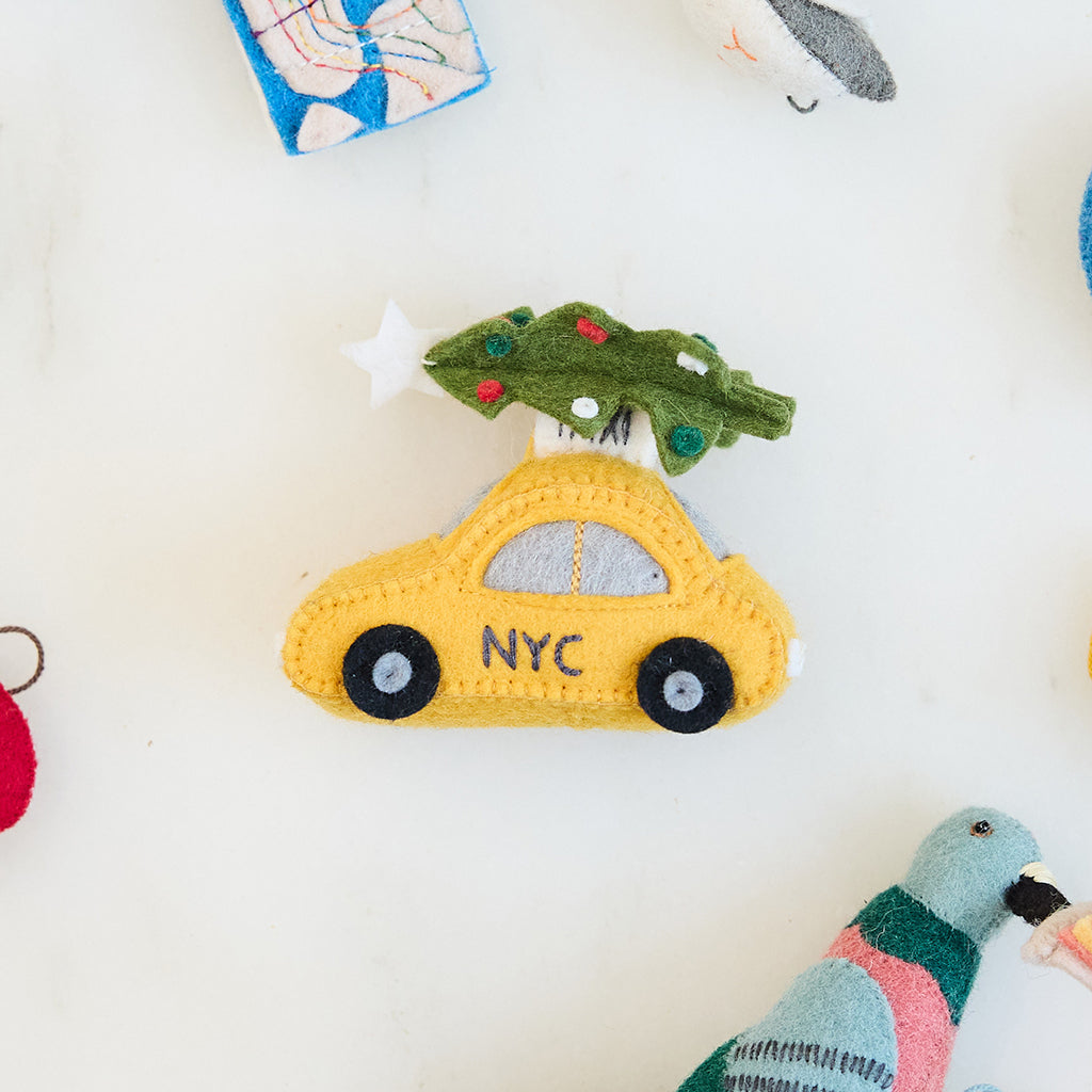 Holiday Taxi Ornament