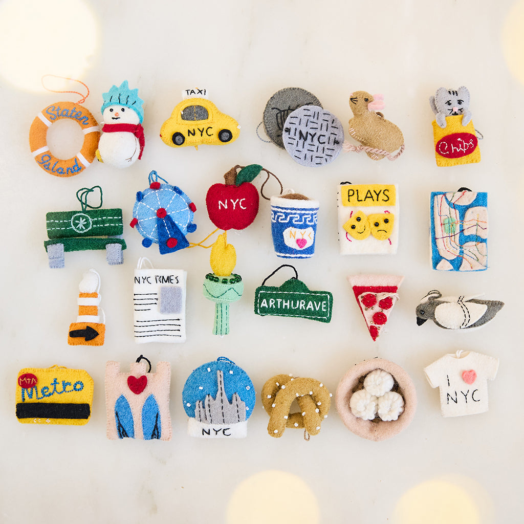 NYC Mini Ornaments - Set of 24