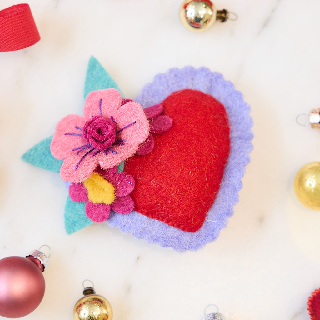 All My Love Deep Red Heart Ornament