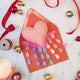 Pastel Rainbow Drop Heart Ornament
