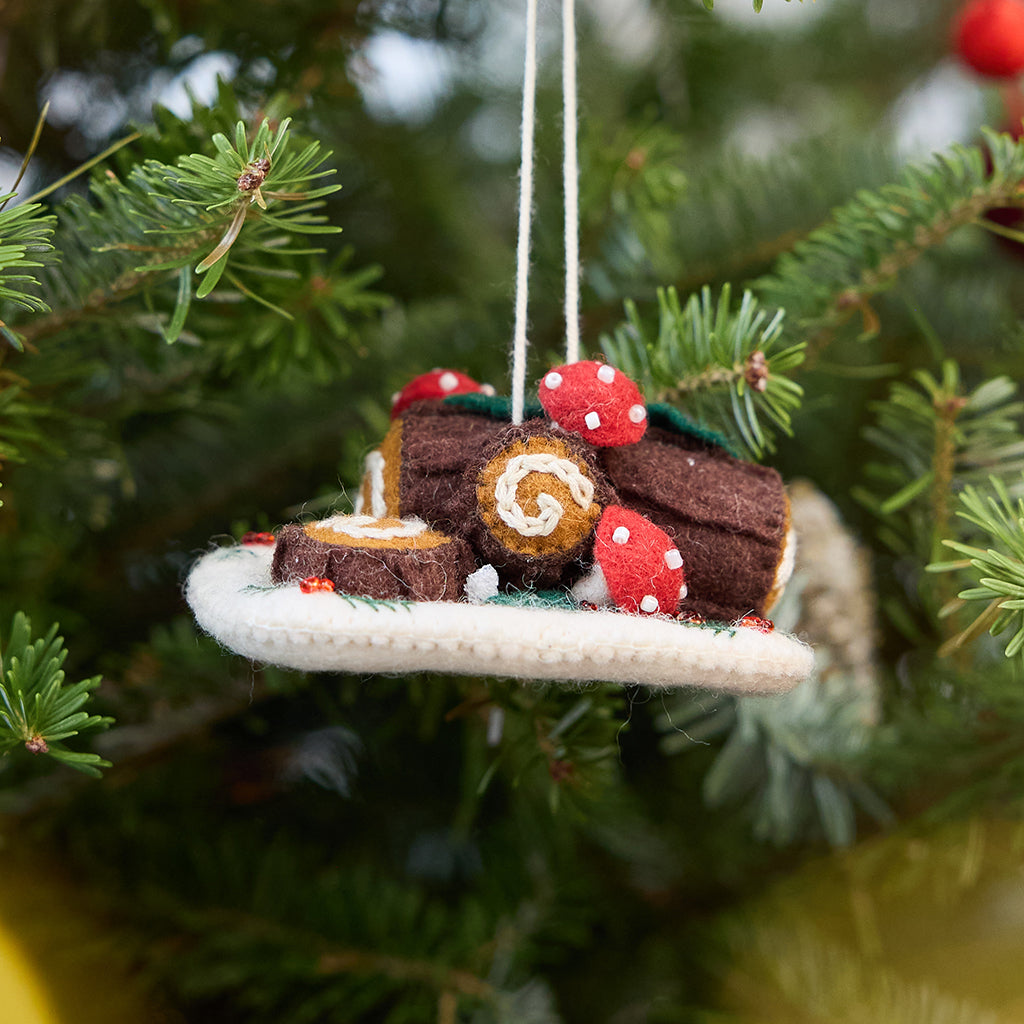 Bûche de Noël Ornament