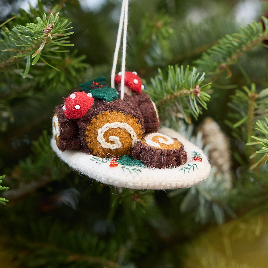 Bûche de Noël Ornament