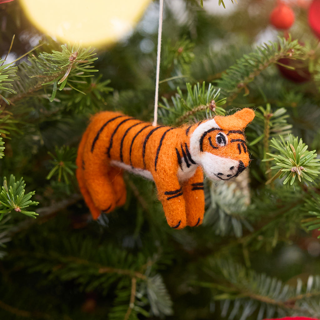 Golden Tiger Ornament