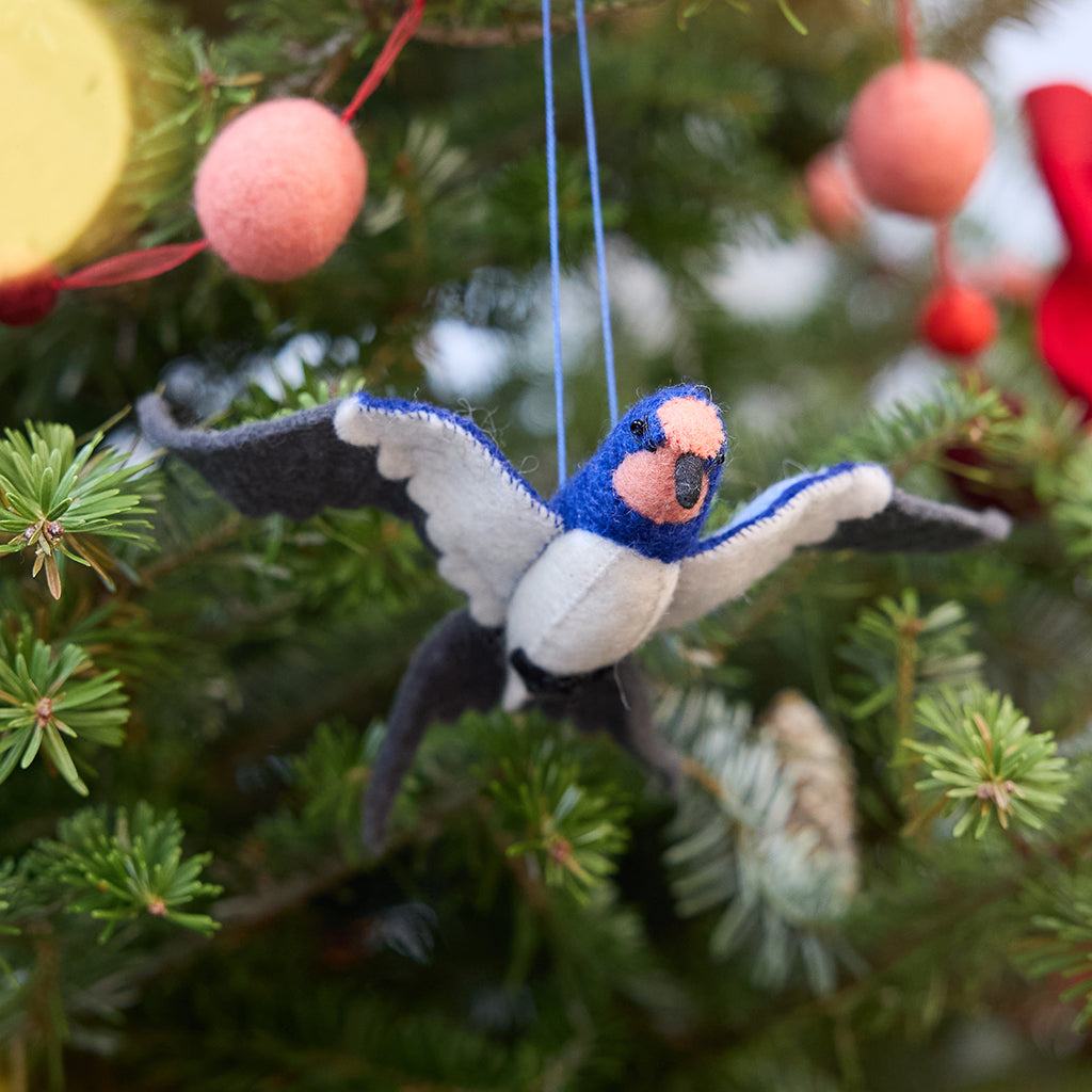 Flying Swallow Ornament