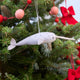 Gray-Blue Mystical Narwhal Ornament