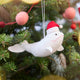 Joyful Santa Beluga Ornament