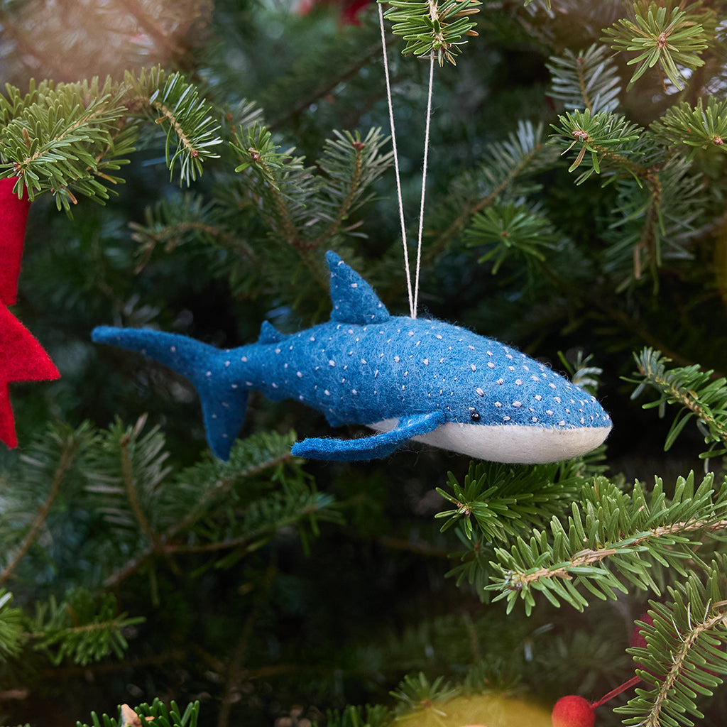Mystic Sky Whale Shark Ornament