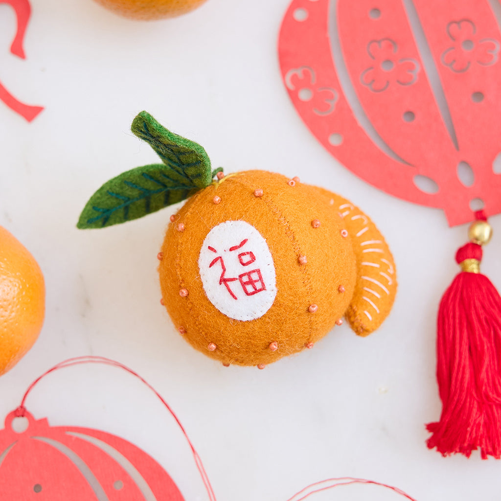 Fu Fortune Clementine Ornament