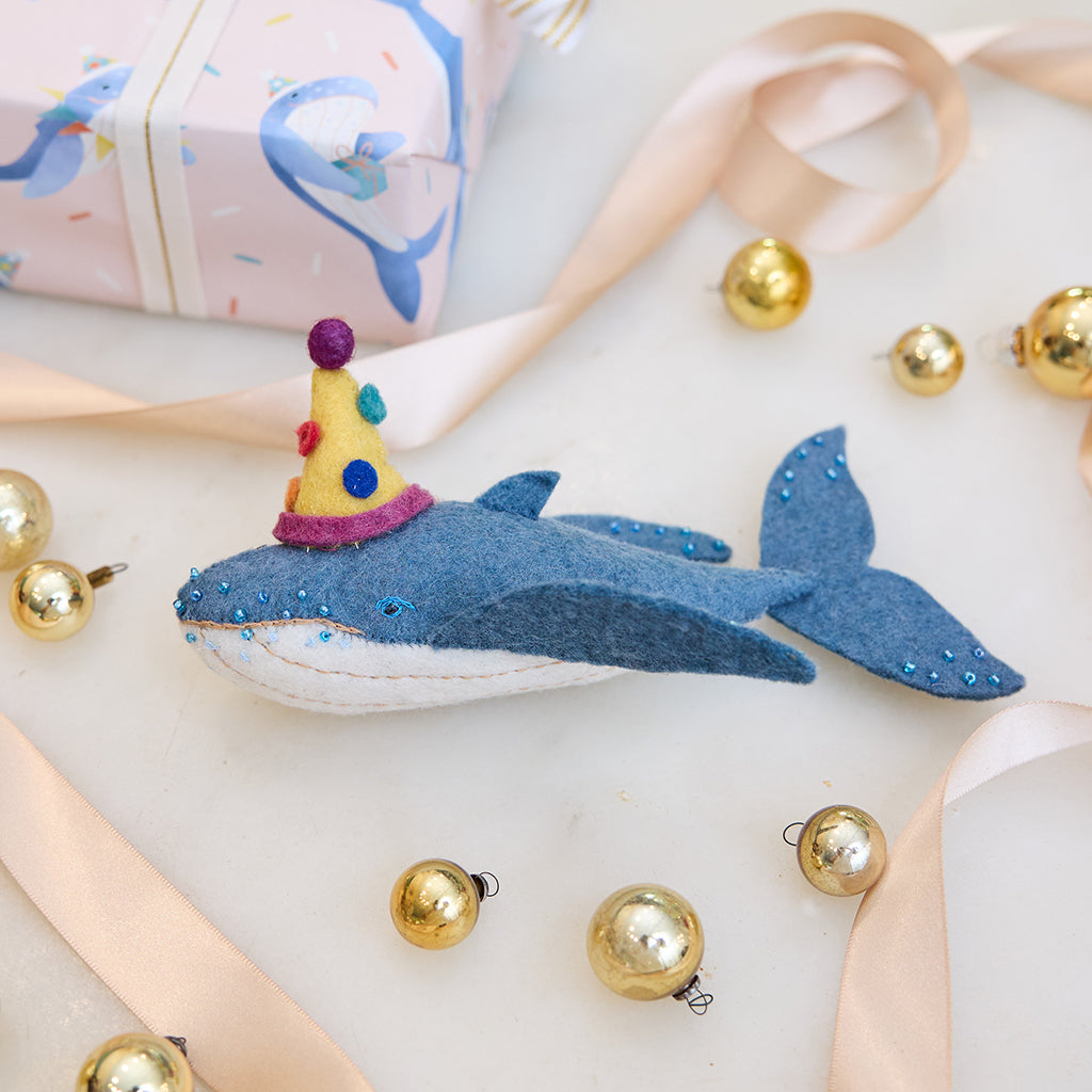 Party Splash Humpback Whale Ornament