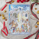 Classic White Christmas Paper Advent Calendar
