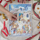 Classic White Christmas Paper Advent Calendar