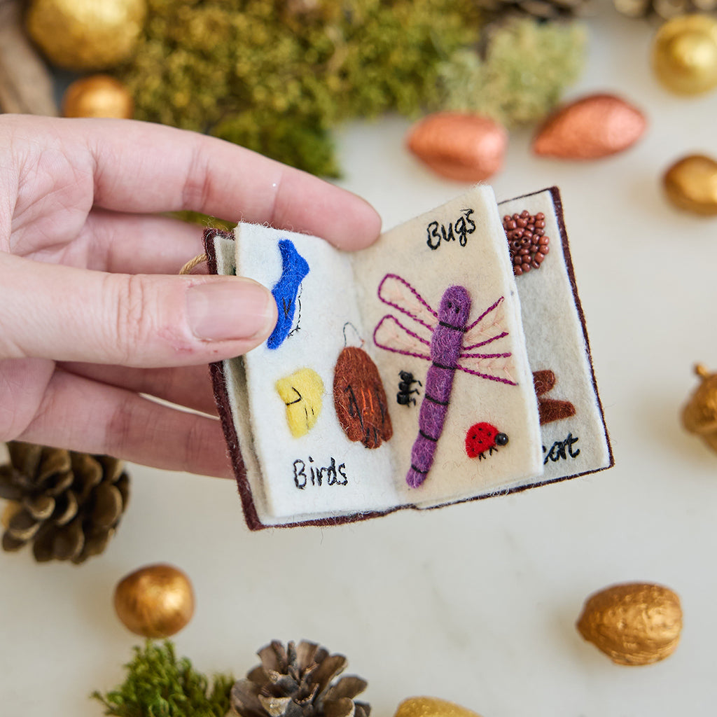 Nature Guide Book Ornament