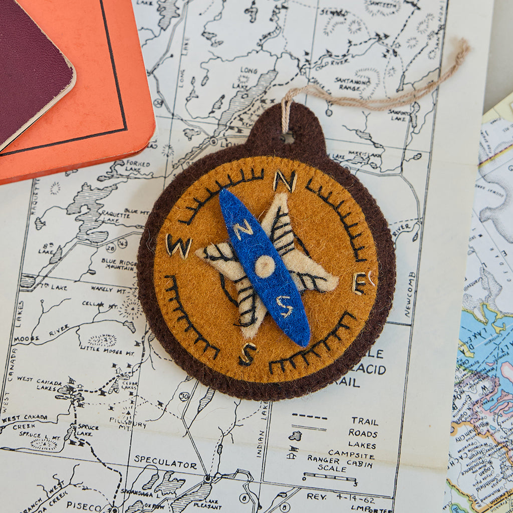 Find Your Way Compass Ornament