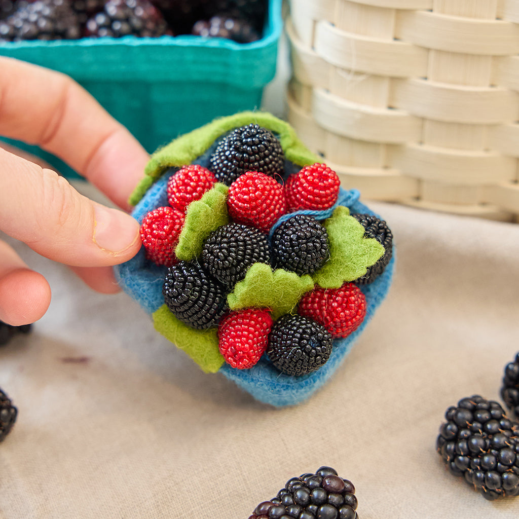 Raspberry & Blackberry Pint Ornament