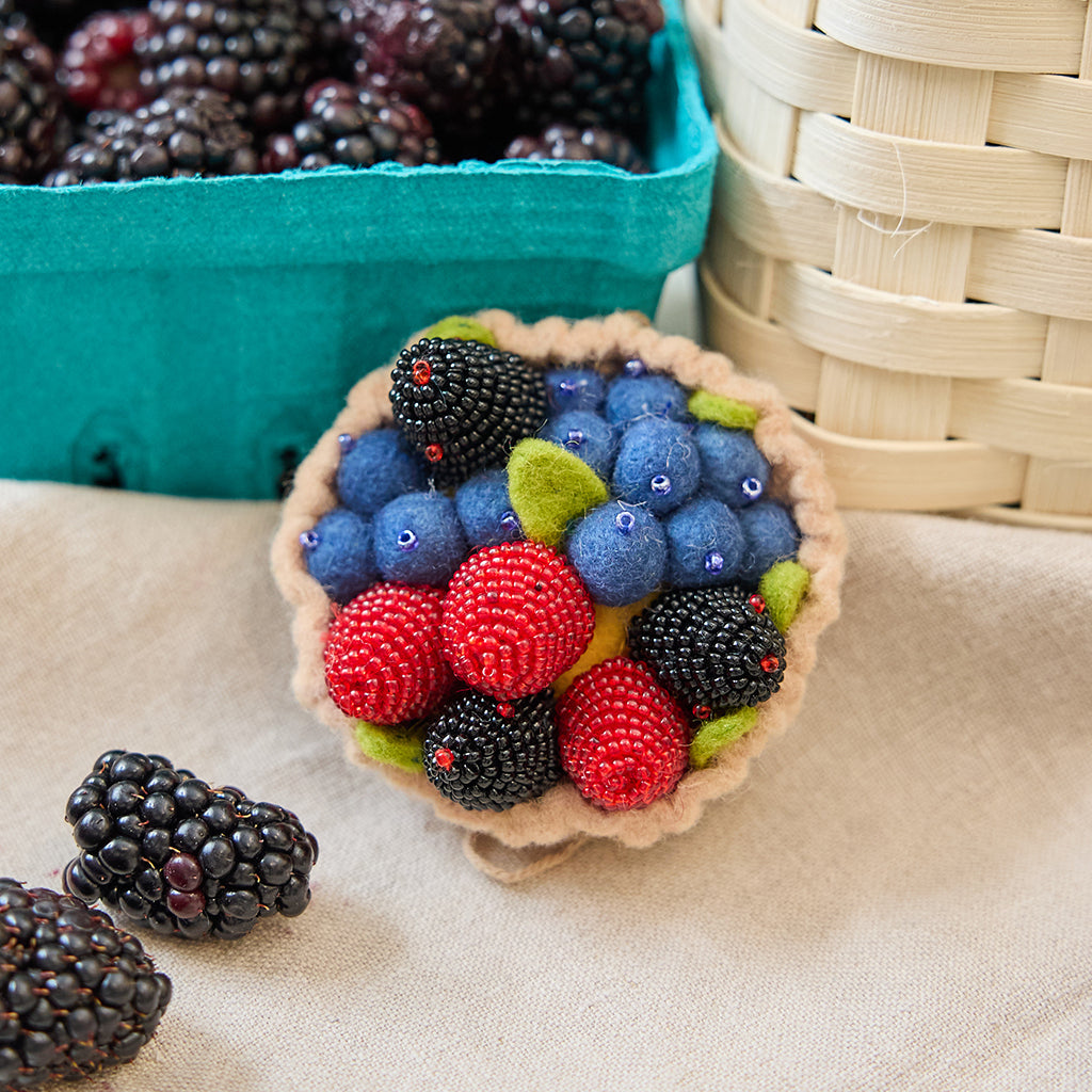 Mixed Berry Tart Ornament