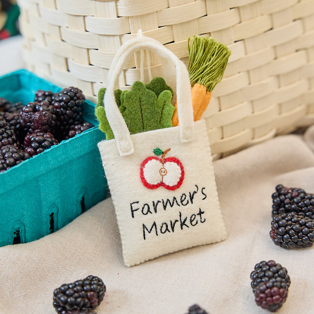 Farmer's Market Tote Ornament