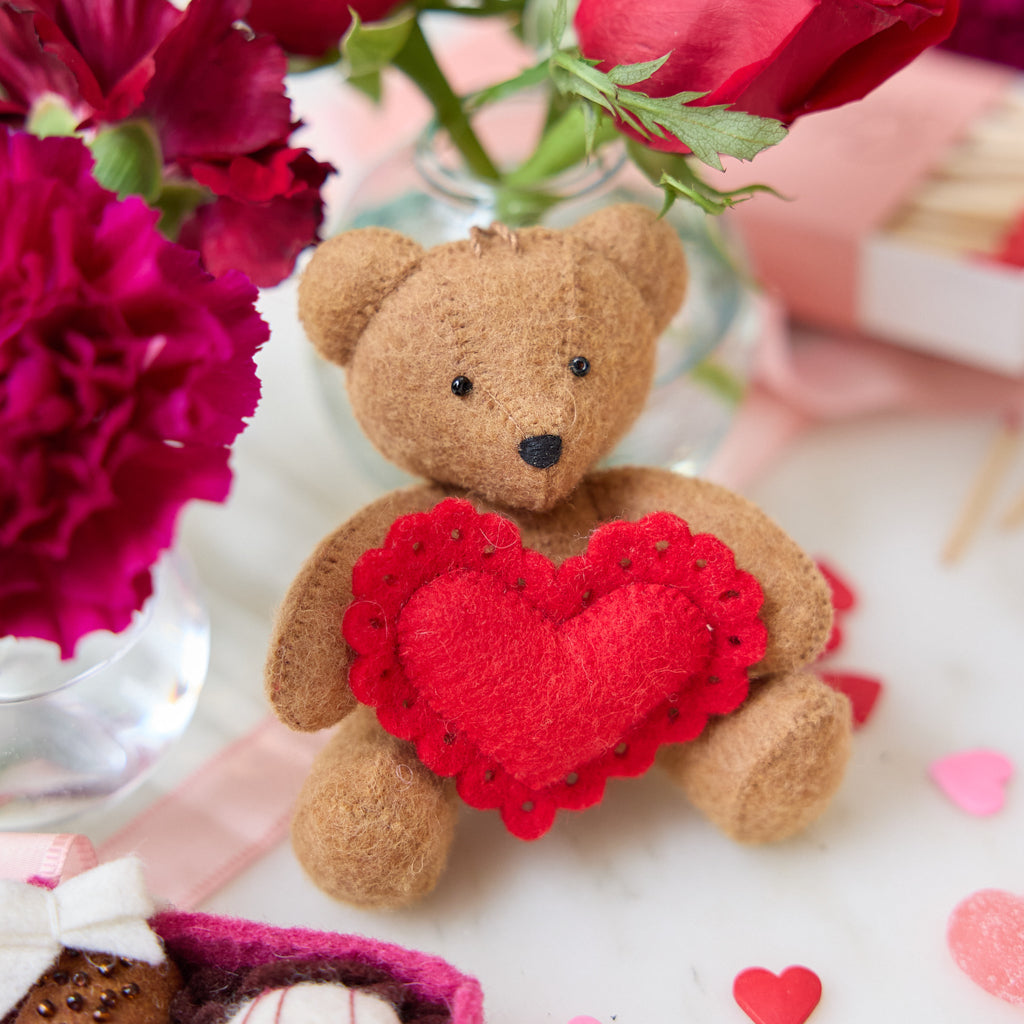 All Hearts Teddy Bear Ornament