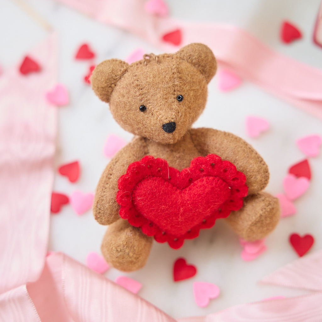 All Hearts Teddy Bear Ornament