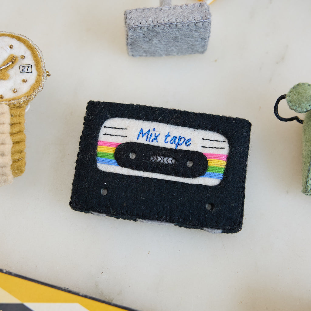 Mix Tape Cassette Ornament