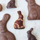 Chocolate Easter Bunny Beaded Ornament