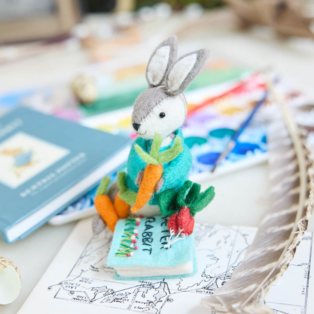 Peter Rabbit Ornament – Felt Literary Storybook Decor – Craftspring