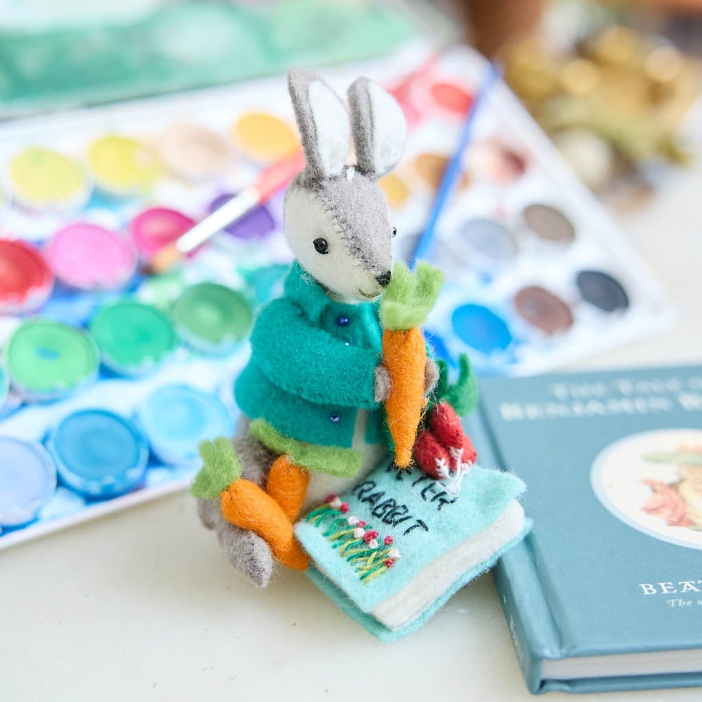 Peter Rabbit Ornament – Felt Literary Storybook Decor – Craftspring