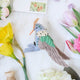 Tufted Coquette Hummingbird Ornament