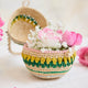 Multicolored Egg Basket