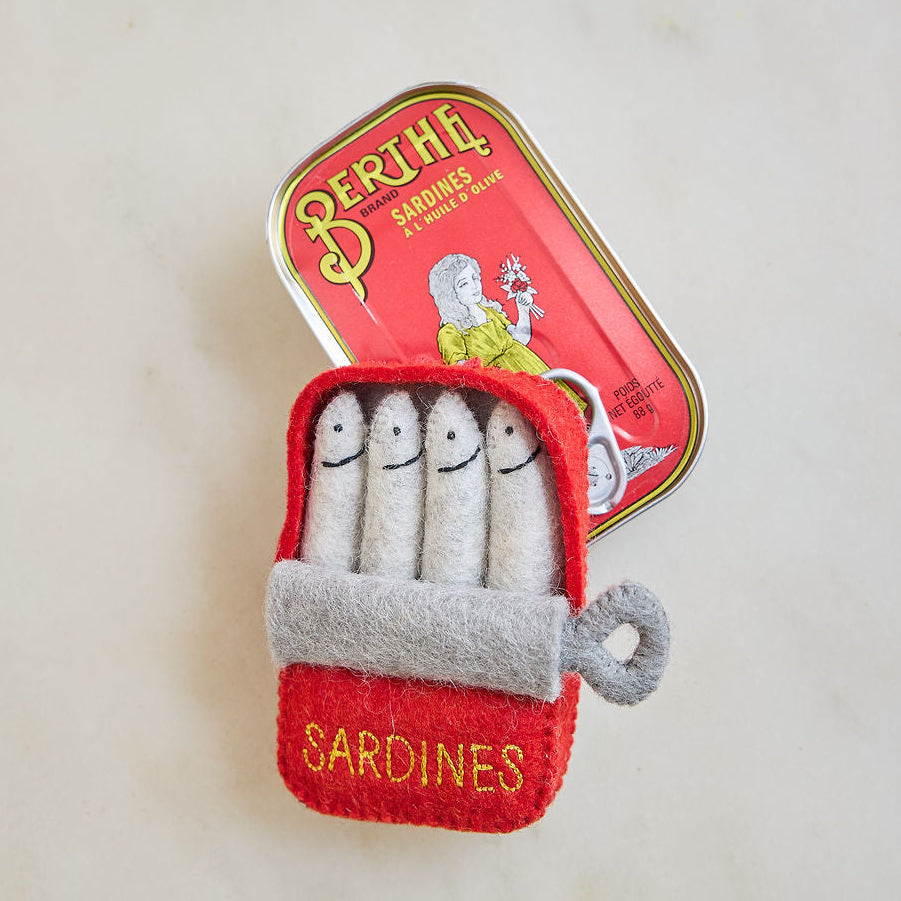 Red Tin of Sardines Ornament