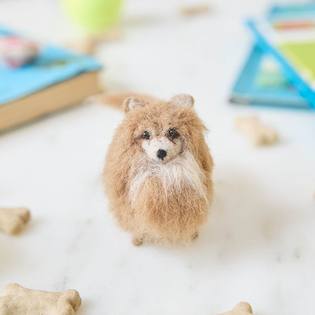 Small in size but big in personality, our alpaca Pomeranian Ornament brings the irresistible fluff and charm of this beloved breed to life. Carefully handcrafted by skilled artisans, this adorable ornament features a soft, full coat, bright eyes, and a sweet, alert expression that perfectly reflects the Pomeranian’s spirited nature.