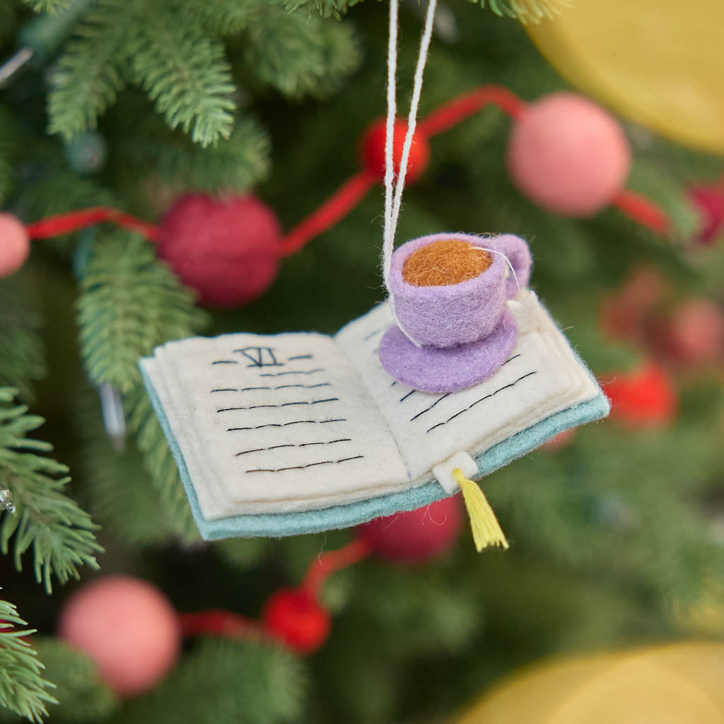 Book Lover's Brew Ornament