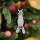 Celebrate the beauty and delicate details of woodland wildlife with this adorable handmade woodpecker ornament, a nature-inspired bird decoration perfect for nature lovers.