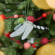 Celebrate the magic of spring with our Dragonfly Ornament, inspired by the graceful Eastern Pondhawk female dragonfly. 