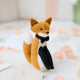 Fox Groom Ornament