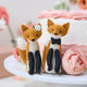 A charming felt fox bride ornament that blends woodland whimsy with romantic elegance—perfect for celebrating brides, weddings, and love-filled moments.