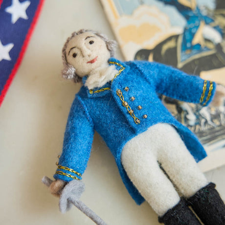 Honor one of the great heroes of the American Revolution with our handcrafted Marquis de Lafayette Ornament from the Craftspring Semiquincentennial Collection. 