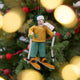 Our Cross-Country Skier Ornament is a handmade wool felt Christmas decoration featuring a warmly dressed skier with ski poles, perfect for Nordic skiing enthusiasts, outdoor adventurers, and winter-inspired holiday décor.