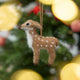 Perfect for woodland-themed Christmas trees, cozy winter decor, nature-inspired gifting, and anyone who adores the gentle beauty of forest animals, this enchanting little fawn is a heartwarming keepsake to treasure year after year.
